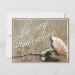 Sei mein Valentine mit Rose