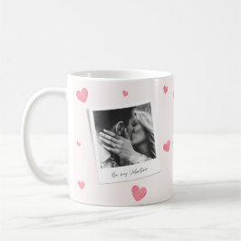 Sei mein Valentiner| personalisiertes Foto |Rotes Kaffeetasse