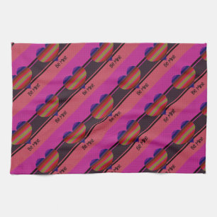 Sei mein Valentiner Regenbogenherz Handtuch