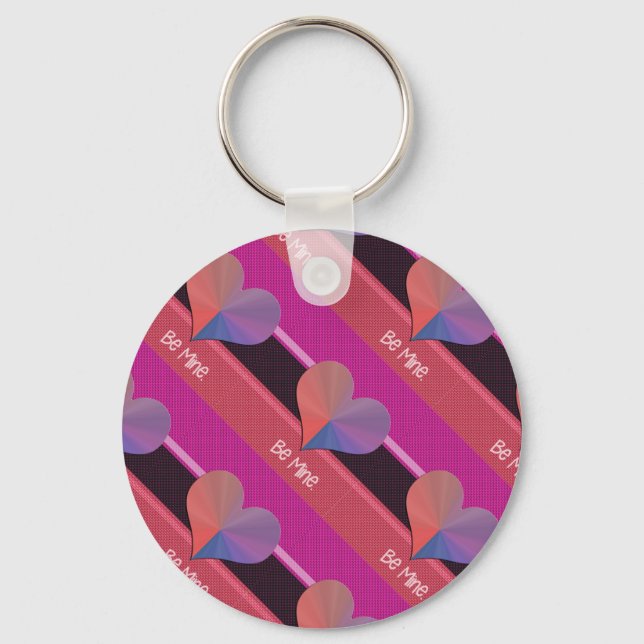 Sei mein Valentinherz Schlüsselanhänger (Vorderseite)