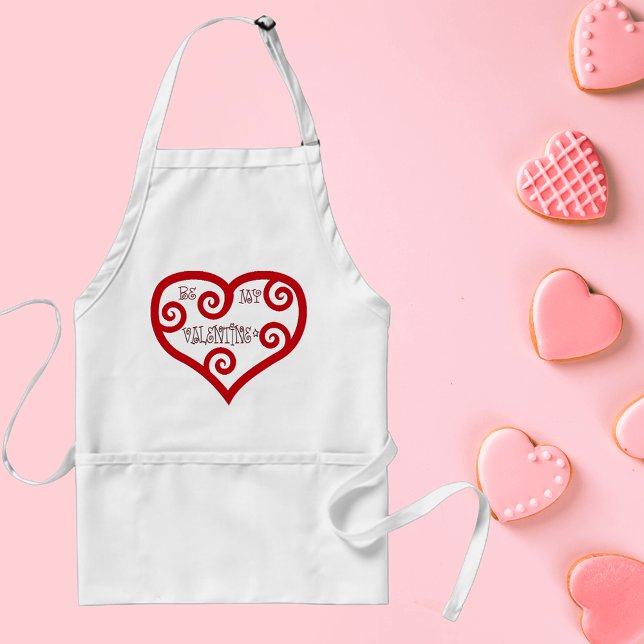 Sei mein Valentinherz Schürze (Be My Valentine Heart Adult Apron)