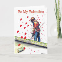 Sei mein Valentins Baumchirurg Kettensägenliebhabe