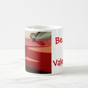 Sei mein Valentins-Roter Corvette Tasse