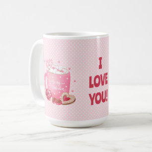 Sei-mein-Valentins-Schokolade, Kekse, Süßigkeiten- Kaffeetasse