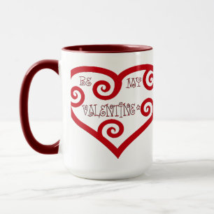 Sei mein Valentinsherz Tasse