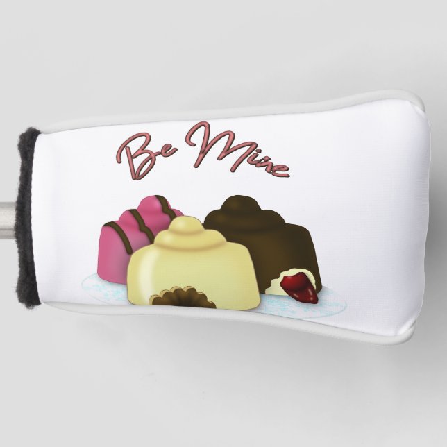 Sei mein Valentinstag Candy Golf Headcover (Vorderseite)
