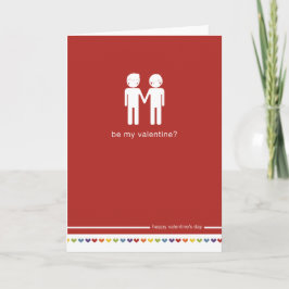 Sei mein Valentinstag Feiertagskarte