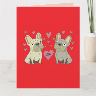 Sei mein Valentinstag, Hunde Karte
