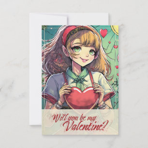 Sei mein Valentinstag im Manga-Stil 33419
