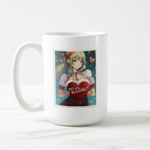 Sei mein Valentinstag im Manga-Stil 33893 Kaffeetasse