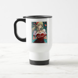 Sei mein Valentinstag im Manga-Stil 33893 Reisebecher