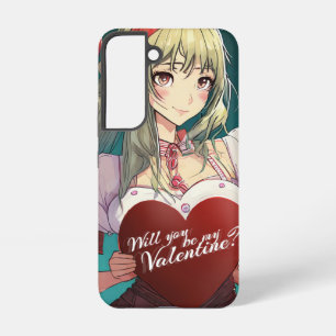 Sei mein Valentinstag im Manga-Stil 33893 Samsung Galaxy Hülle