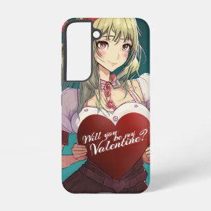Sei mein Valentinstag im Manga-Stil 33893 Samsung Galaxy Hülle