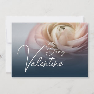 Sei mein Valentinstag – Mit großer rosa Rose