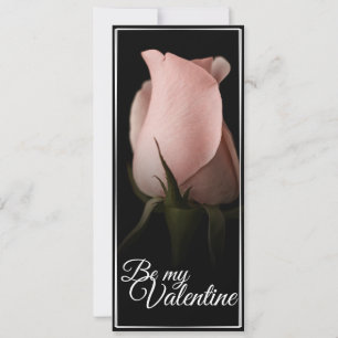 Sei mein Valentinstag mit rosa Rosa