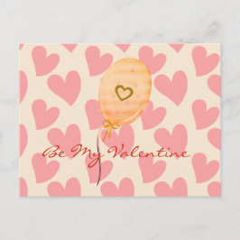 Sei mein Valentinstag Postkarte