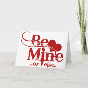 Sei mein Valentinstag Spaß Feiertagskarte