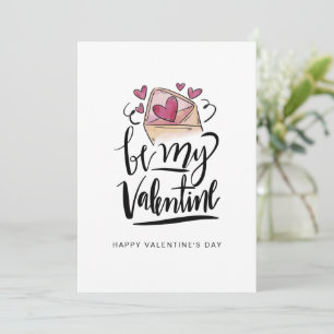 Sei mein Valentinstag Valentinstag-Karte Einladung