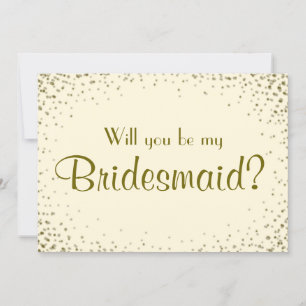 Sei meine Bridesmaid   Zurück personalisieren Einladung