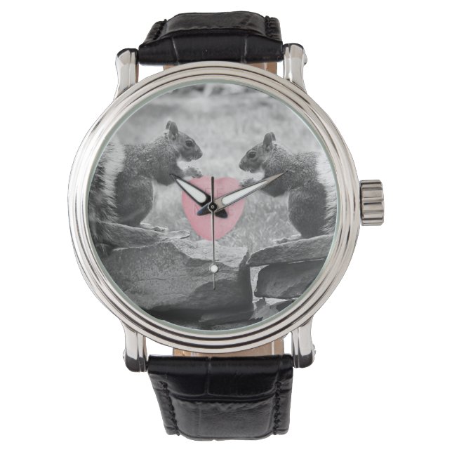Sei meine Eichhörnchen Armbanduhr (Vorderseite)
