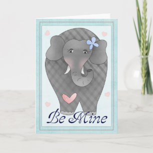 Sei meine Elefantenkarte Valentinstag d1 Feiertagskarte