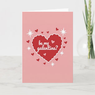 Sei meine Galentine-Freundschaftskarte Karte