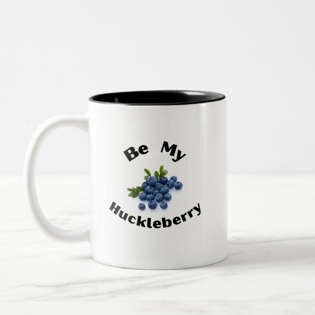 Sei meine Huckleberry. Montana, Sportsmen, im Frei Zweifarbige Tasse (Links)