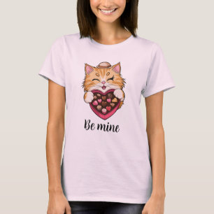 Sei meine Katze: Valentinstag Kawaii Katze mit Süß T-Shirt