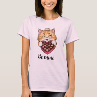 Sei meine Katze: Valentinstag Kawaii Katze mit Süß T-Shirt