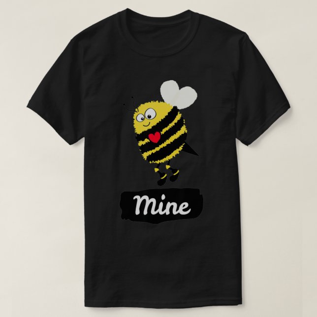 Sei meine Niedliche Funny Bee Bumblebee Honeybee V T-Shirt (Design vorne)