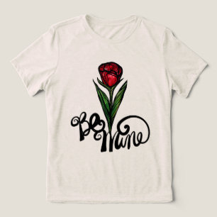 Sei meine Rote Rose Valentine Tri-Blend Shirt