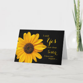 Sei meine Trauzeugin zu Sis oder zu einer anderen  Einladung