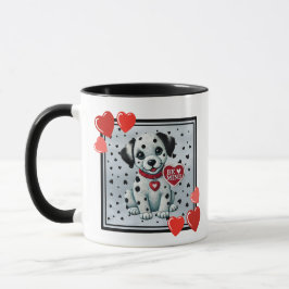 "Sei meine Valentine Dalmatiner Welpe-Coffee-Tasse Tasse