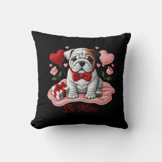 Sei meine Valentine English Bulldog-Keule Kissen