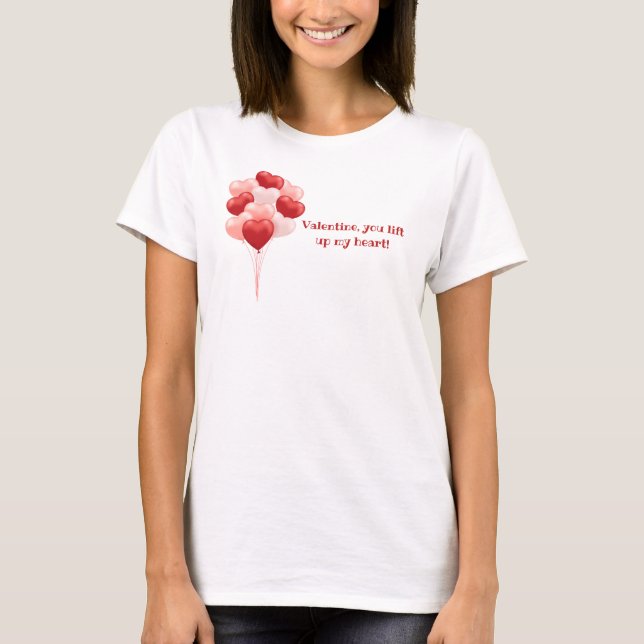 Sei meine Valentine Red Heart Covid 19 Fun Quarant T-Shirt (Vorderseite)