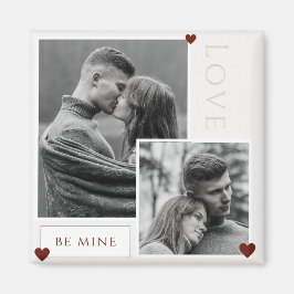 Sei meine Valentinstag Foto Liebe Magnet