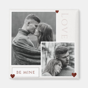 Sei meine Valentinstag Foto Liebe Magnet
