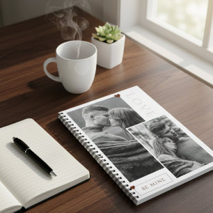 Sei meine Valentinstag Foto Liebe Notizblock