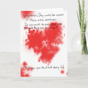 Sei meins, Zombie Valentine Feiertagskarte