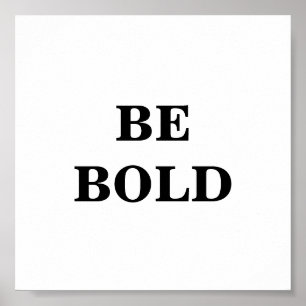 Sei Minimalistisches Poster