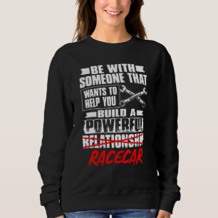 Sei mit jemandem, der Will, dir beim Rennen zu hel Sweatshirt