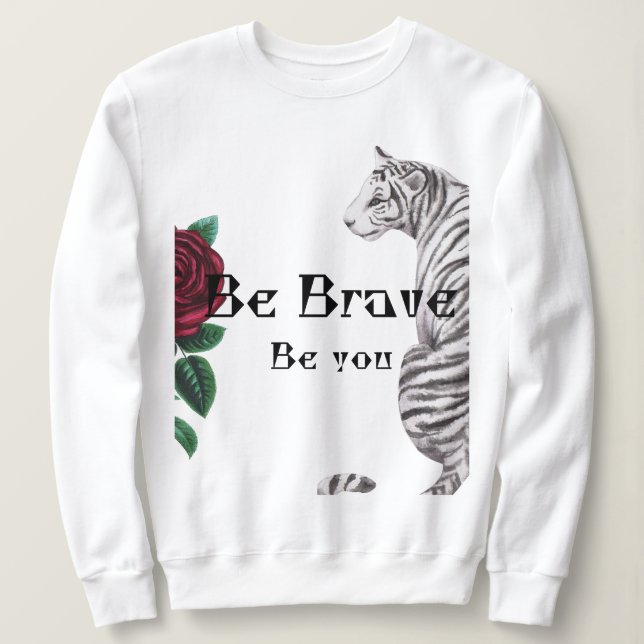 Sei Mutig Frauen Hoodie (Design vorne)