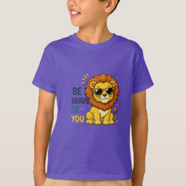 Sei Mutig Sei Du Löwe T-Shirt