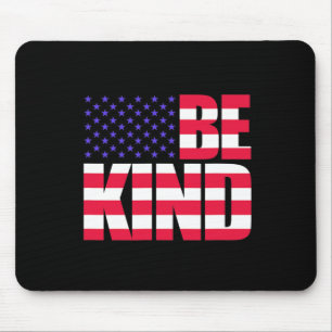 Sei nett 4. Juli USA-Flagge Amerika Amerikanisch Mousepad