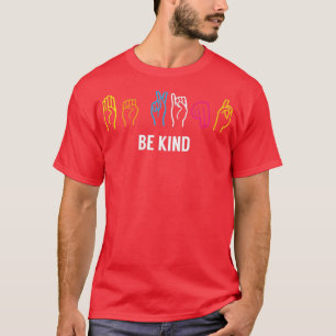 Sei nett ASL farbig T-Shirt
