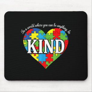 Sei nett Autism Awareness-Shirt - süßes Puzzle-Her Mousepad