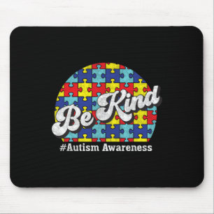 Sei nett - Autismus-Bewusstsein - Eltern Männer Fr Mousepad