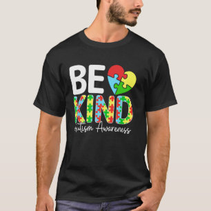 Sei nett Autismus-Bewusstsein Jugend Männer Jungen T-Shirt