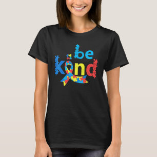 Sei nett Autismus-Bewusstseinsmonats-Puzzleteil-Ba T-Shirt