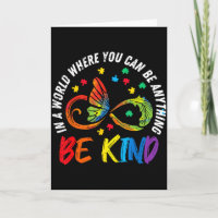 Sei nett Autismus Unendlichkeit Schmetterling Bewu